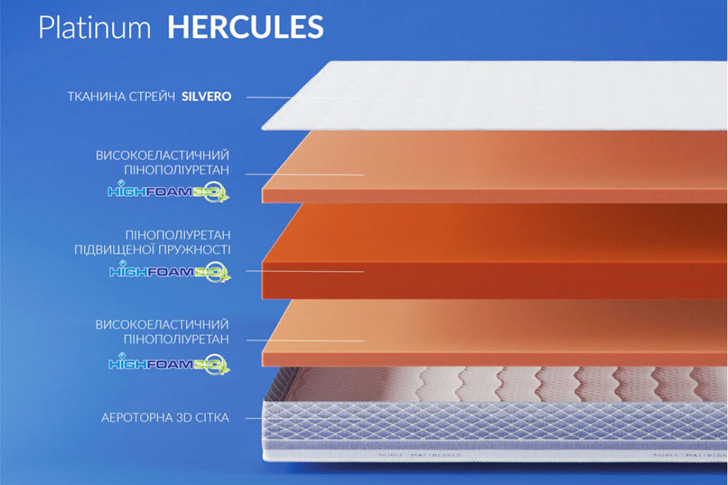 Матрас Геркулес /  Hercules Platinum Highfoam - Фото 11