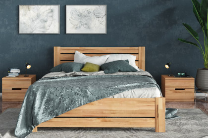 Каролина Эко - двоспальне дерев'яне ліжко з бука від виробника K-Len