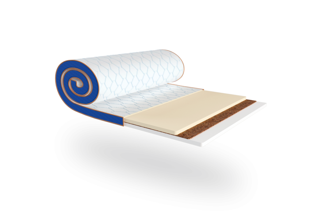Топпер Sleep&Fly mini MEMO 2в1 KOKOS стрейч Топпер Sleep&Fly mini MEMO 2в1 KOKOS стрейч