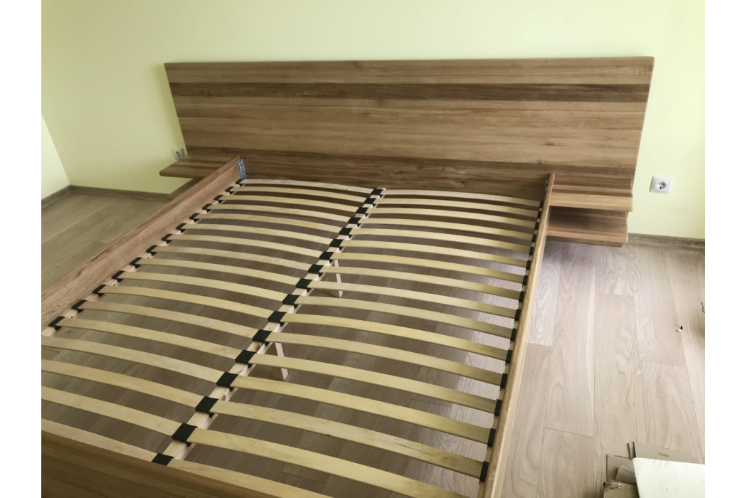 Дубове ліжко Леон з меблевого щита / Leon Greenlife - Фото 7