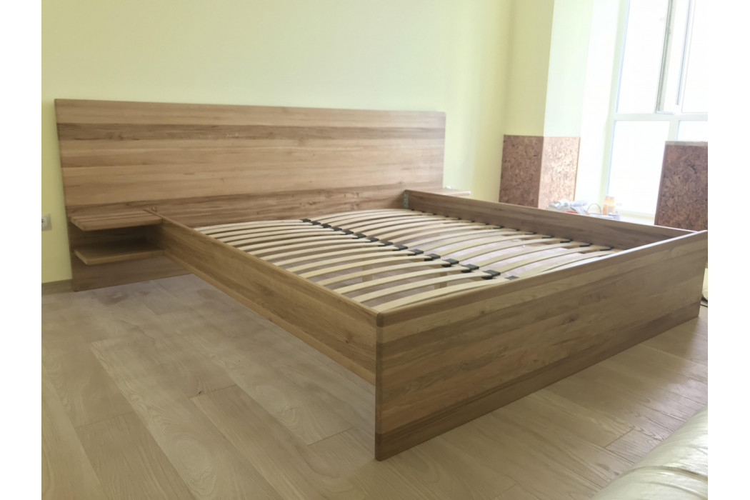 Дубове ліжко Леон з меблевого щита / Leon Greenlife - Фото 6