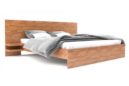 Дубове ліжко Леон з меблевого щита / Leon Greenlife