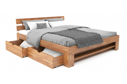 Бруно - оригінальне дубове ліжко з меблевого щита / Bruno Greenlife