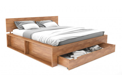 Дубове ліжко Віланд з меблевого щита / Viland Greenlife
