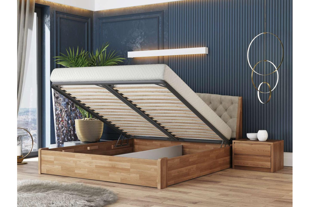 Ліжко Токіо Нове 50 з підйомним механізмом, Бук щит Mebli Lev - Фото 4